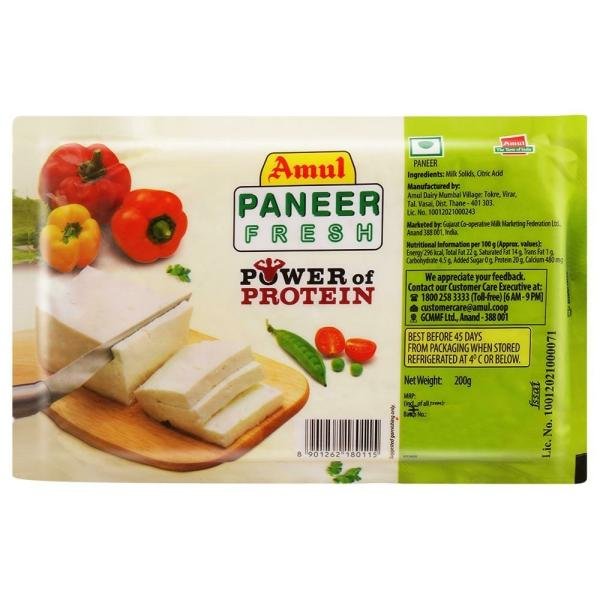 amul fresh paneer 200 g pack product images o490174895 p490174895 0 202203170432